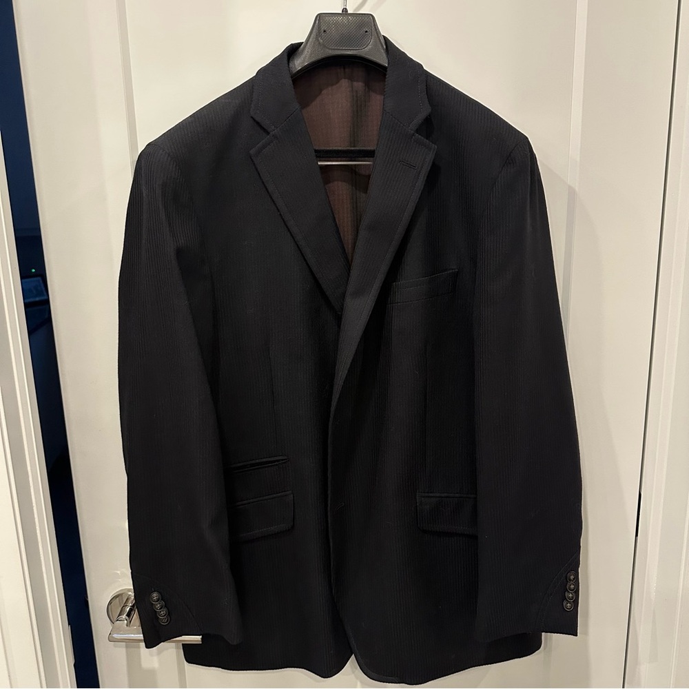 McGregor Black Men's Wool Blazer